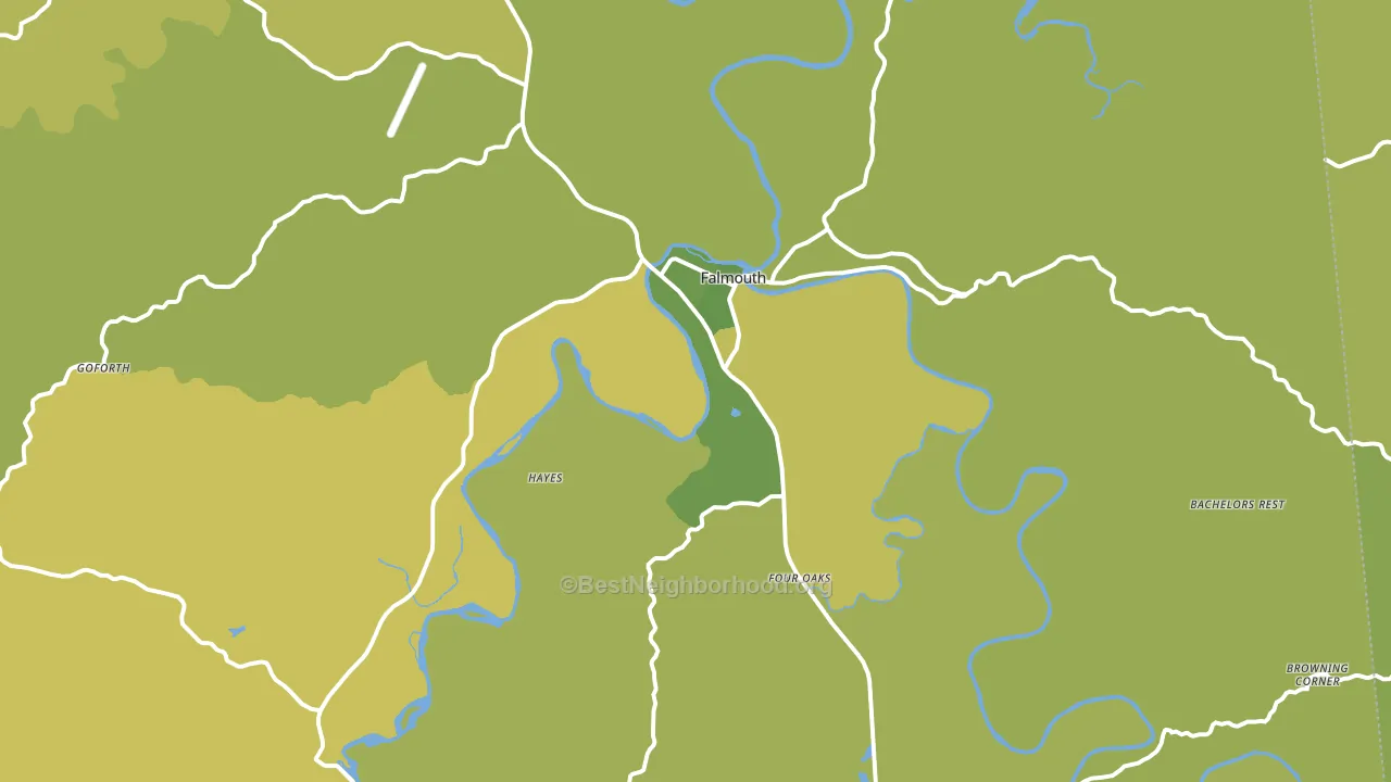 41040, KY block-group voter-turnout map