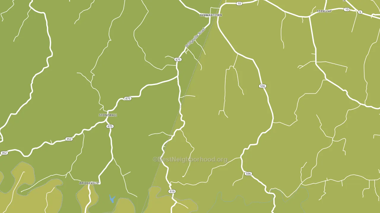 41044, KY block-group voter-turnout map