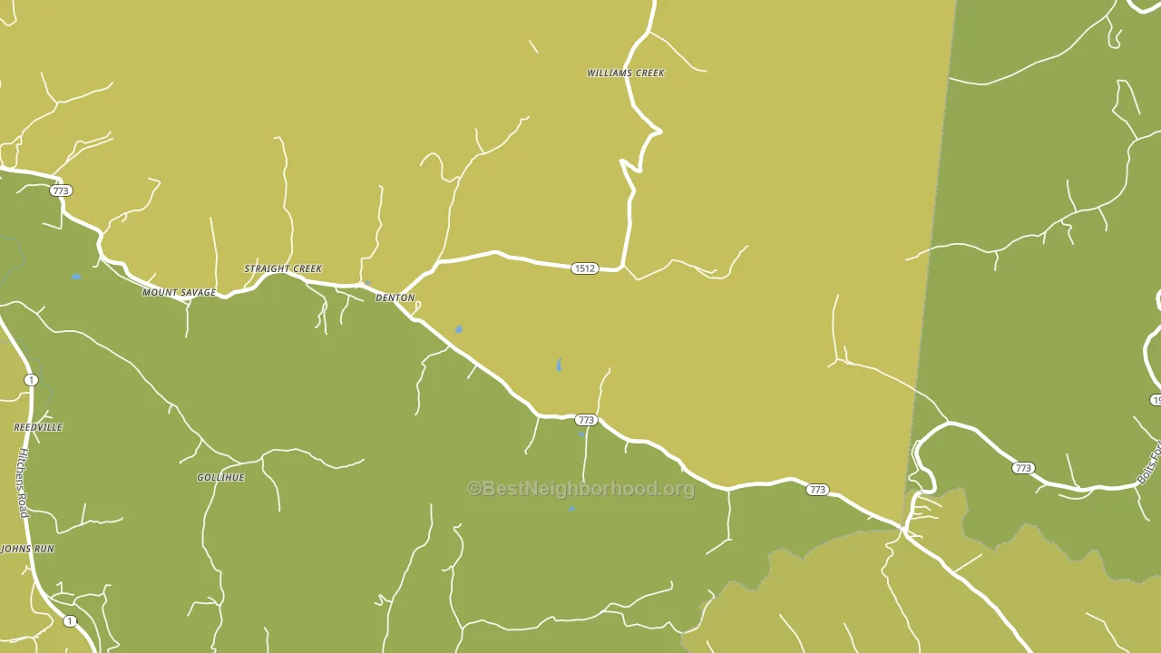 41132, KY block-group voter-turnout map