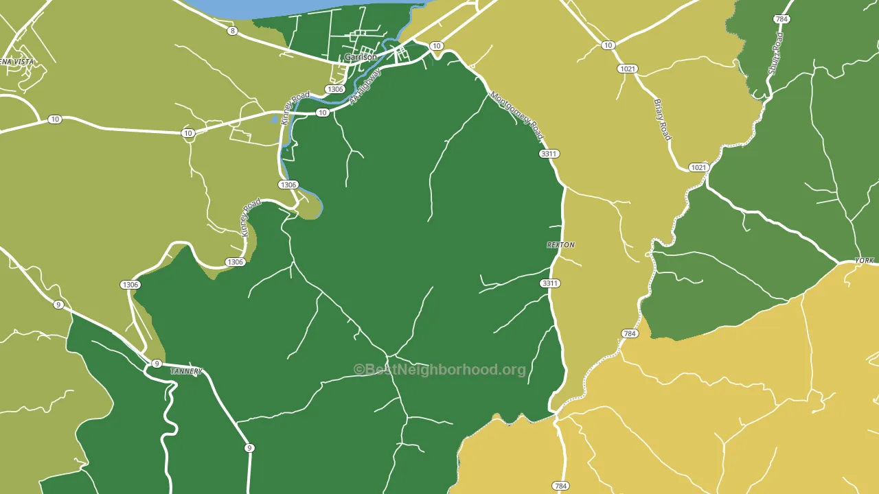 41141, KY block-group voter-turnout map