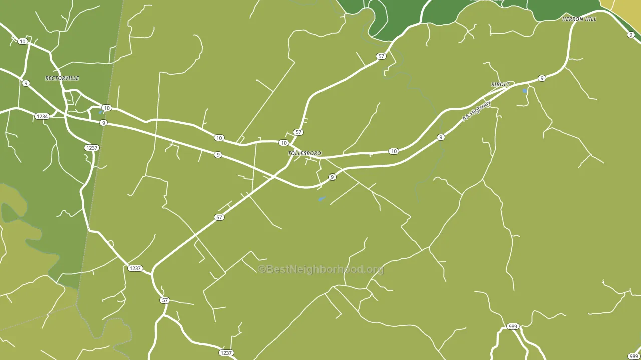 41189, KY block-group voter-turnout map