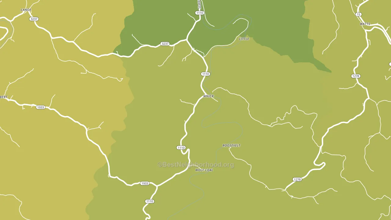 41390, KY block-group voter-turnout map