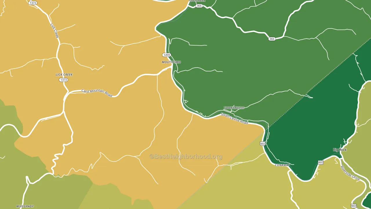 41548, KY block-group voter-turnout map