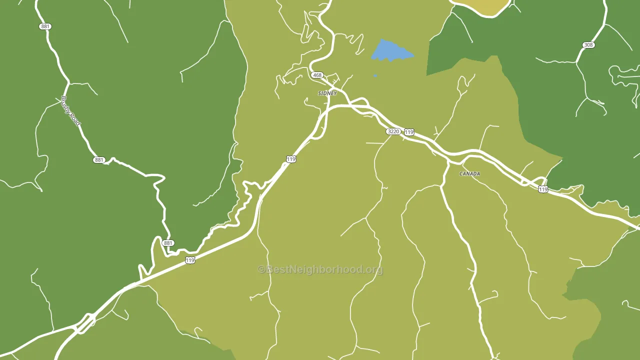 41564, KY block-group voter-turnout map