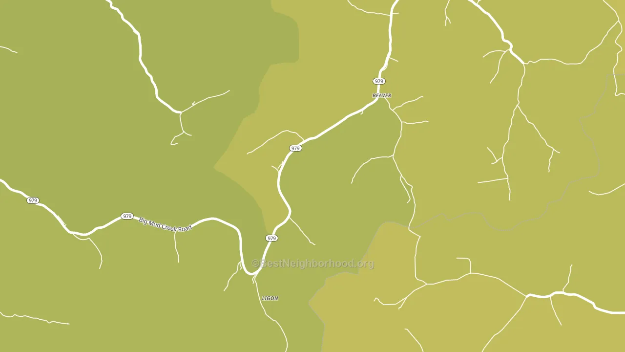 41604, KY block-group voter-turnout map