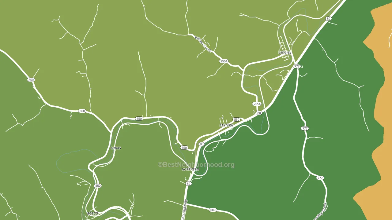 41622, KY block-group voter-turnout map