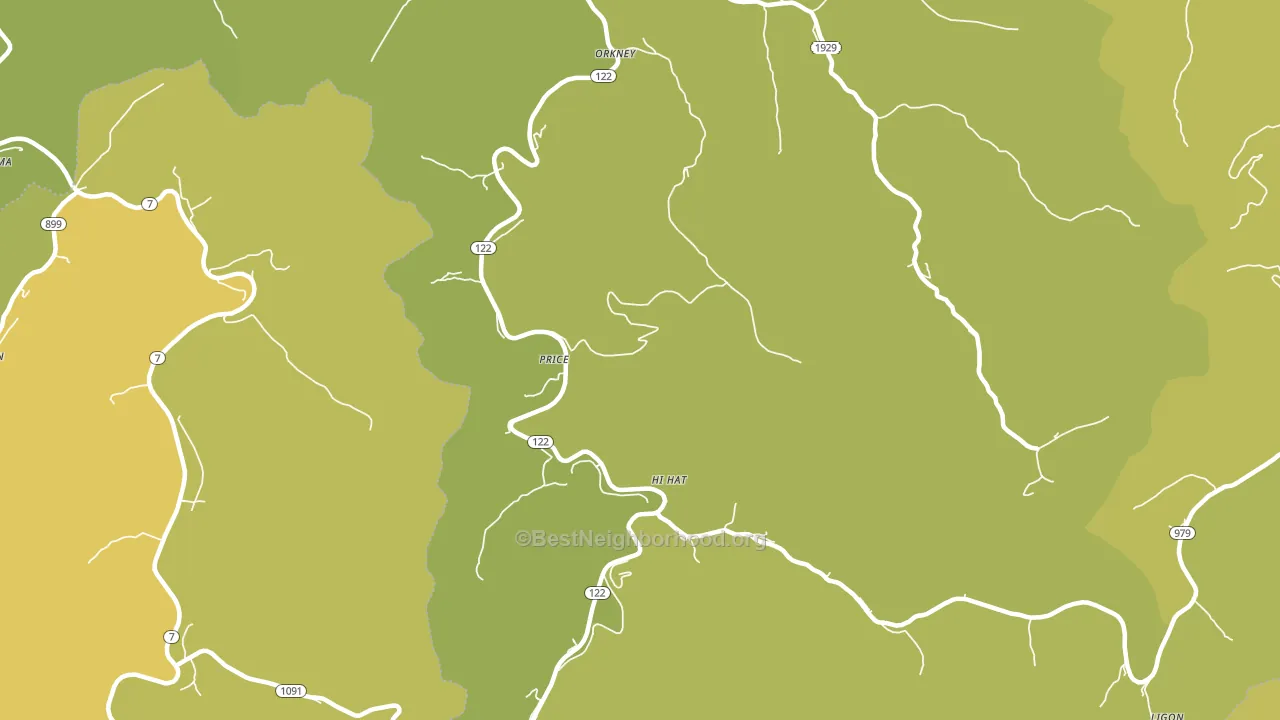 41636, KY block-group voter-turnout map