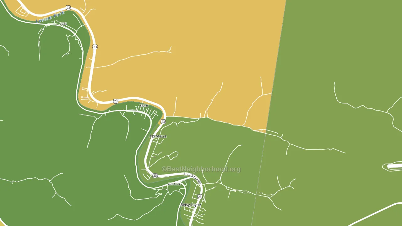 41659, KY block-group voter-turnout map
