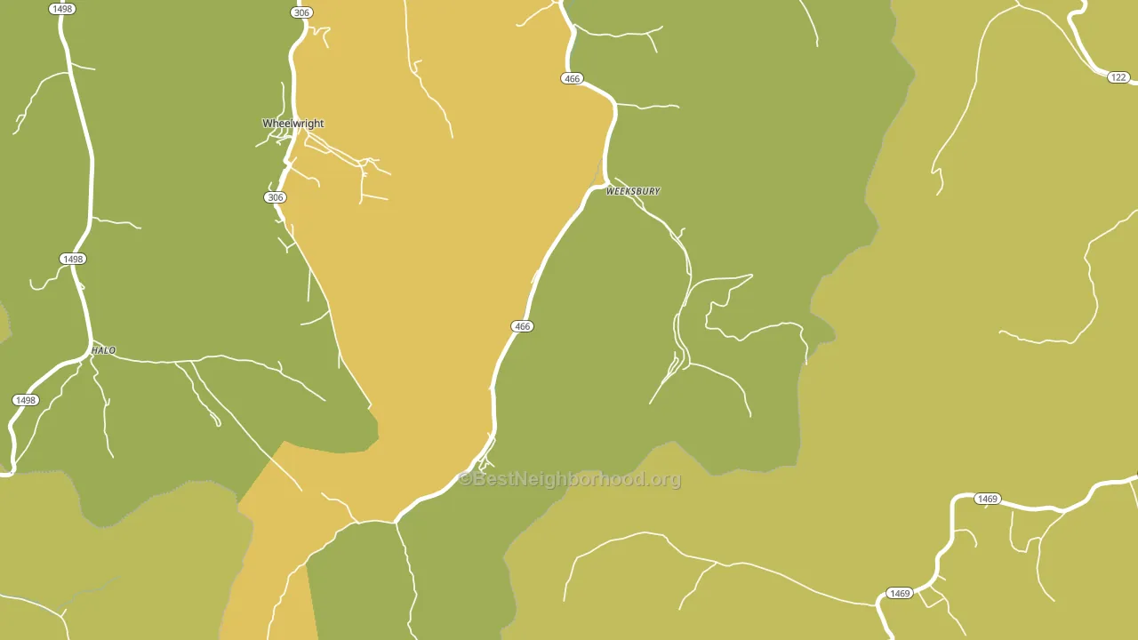 41667, KY block-group voter-turnout map
