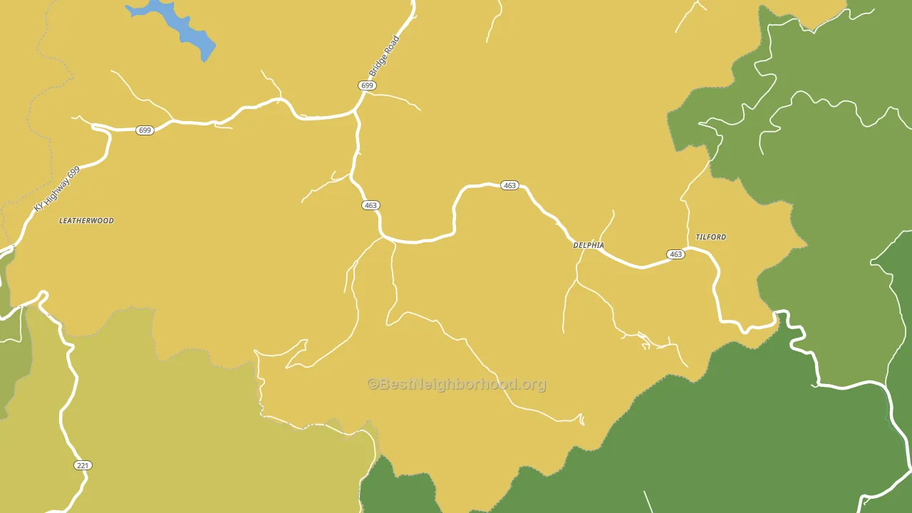 41735, KY block-group voter-turnout map