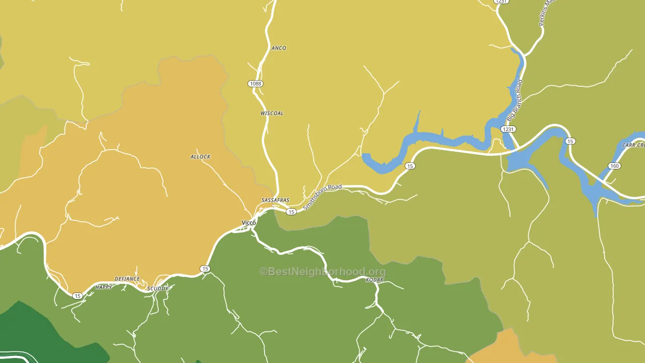 41759, KY block-group voter-turnout map