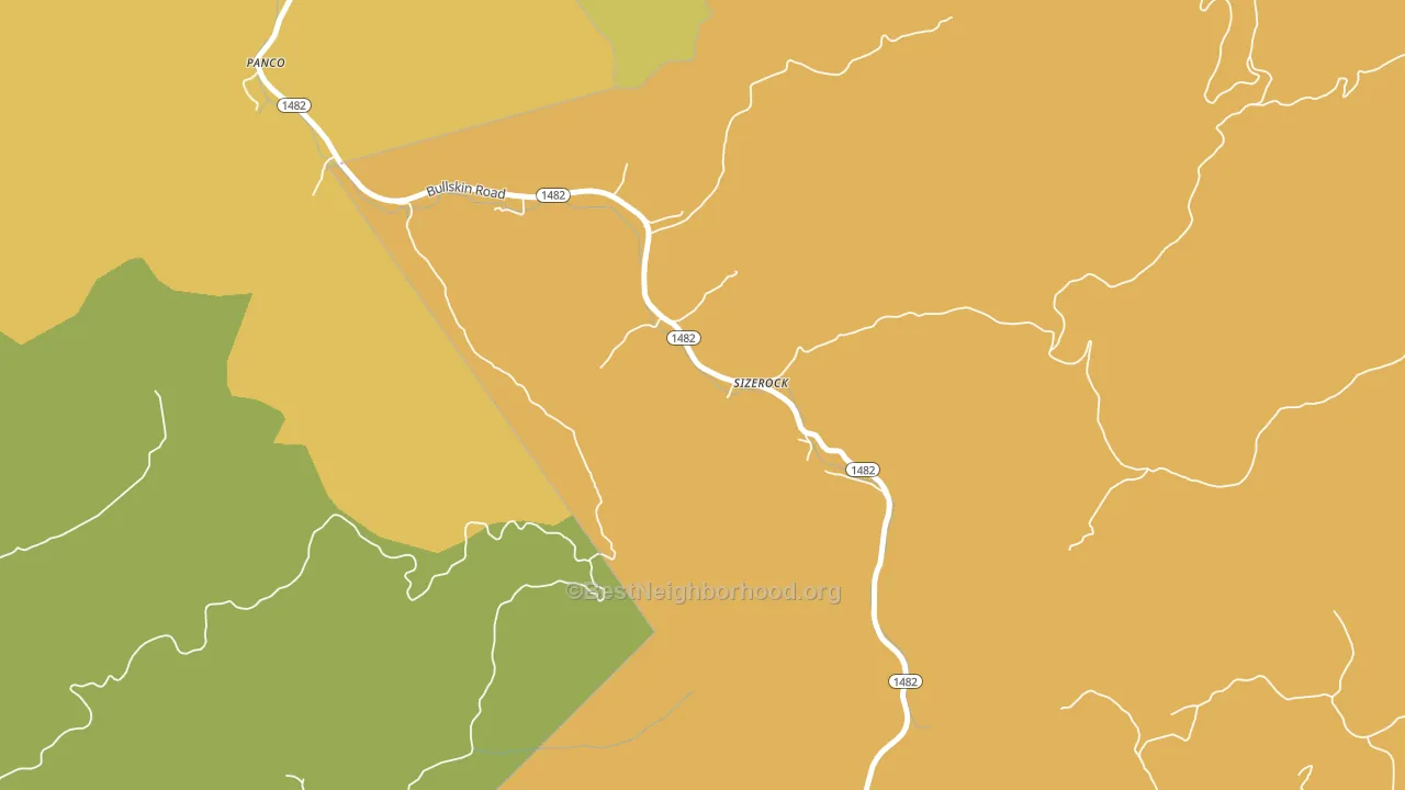 41762, KY block-group voter-turnout map