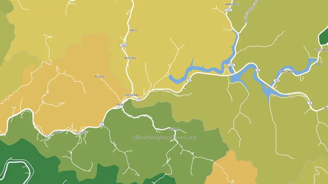 41773, KY block-group voter-turnout map