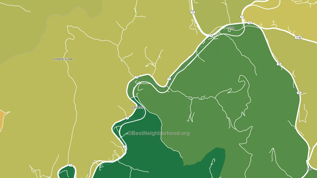 41826, KY block-group voter-turnout map