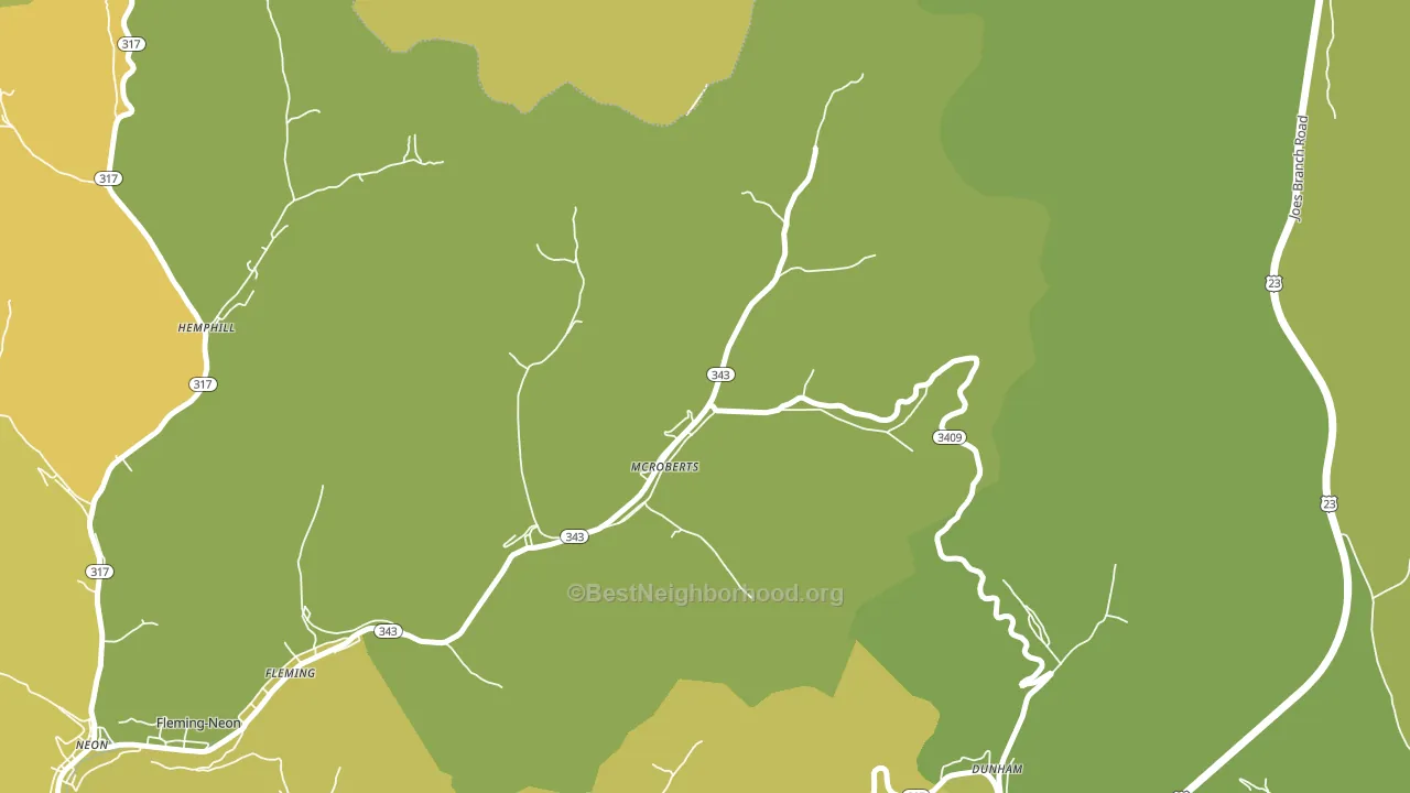 41835, KY block-group voter-turnout map