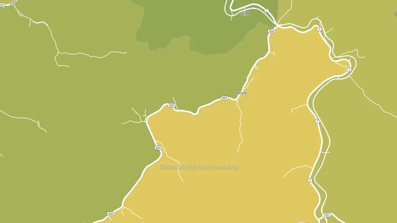 41861, KY block-group voter-turnout map