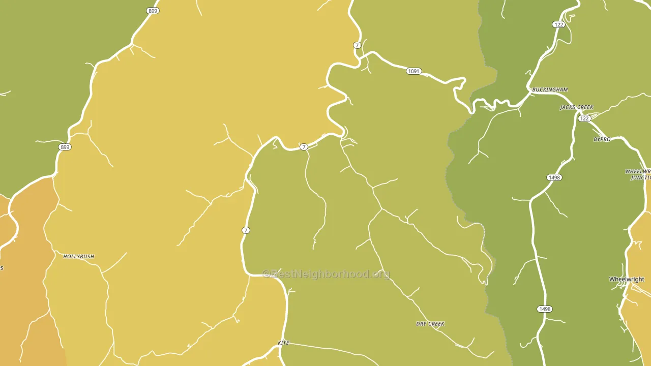 41862, KY block-group voter-turnout map
