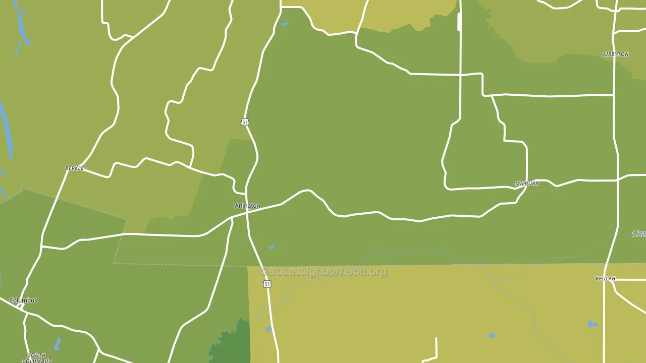 42021, KY block-group voter-turnout map