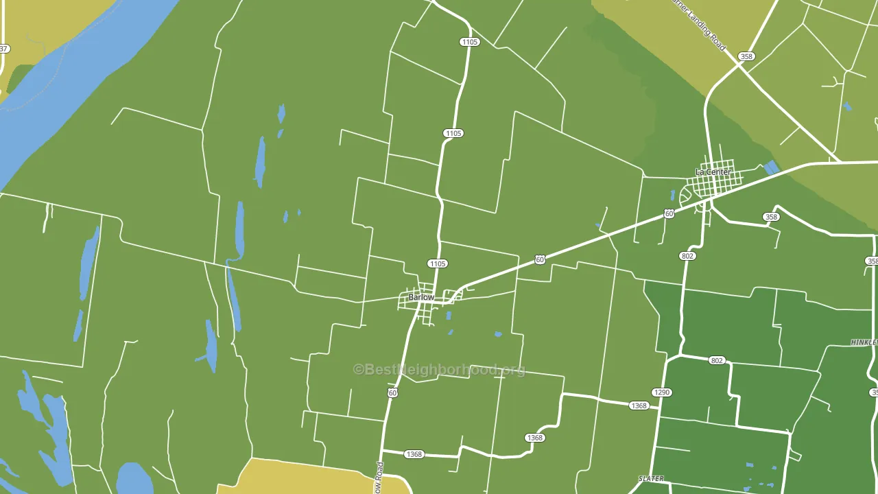 42024, KY block-group voter-turnout map