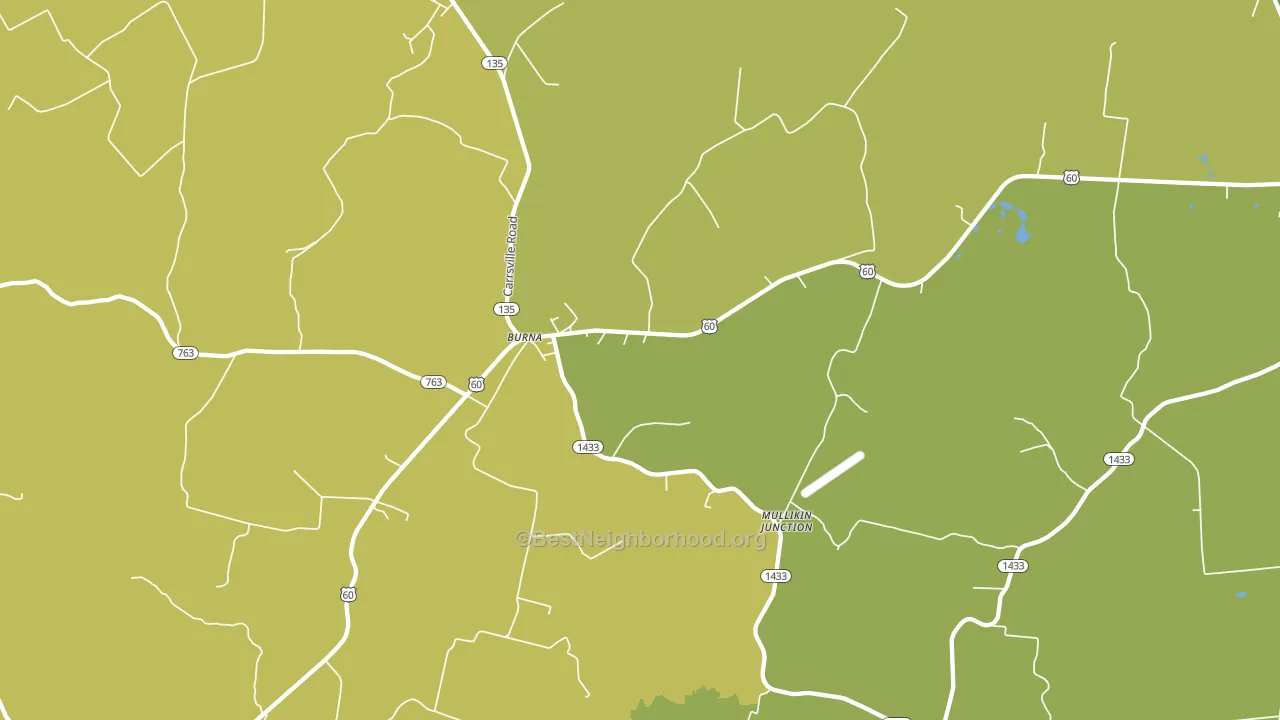 42028, KY block-group voter-turnout map
