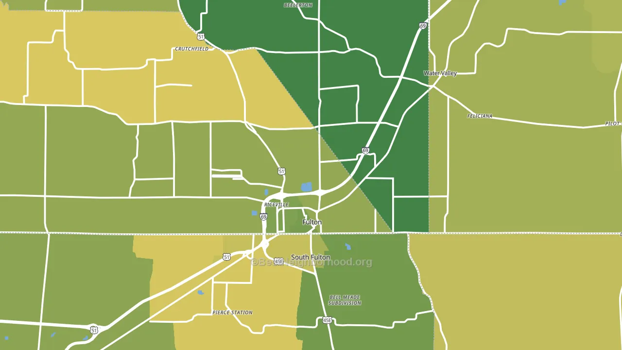 42041, KY block-group voter-turnout map