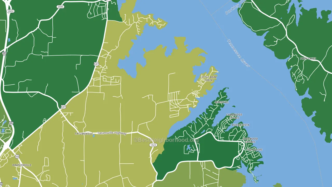 42044, KY block-group voter-turnout map