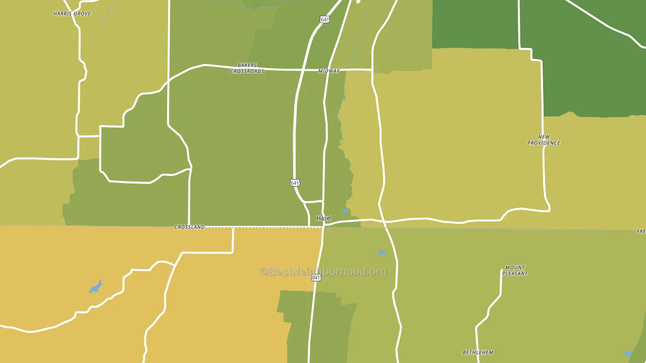 42049, KY block-group voter-turnout map