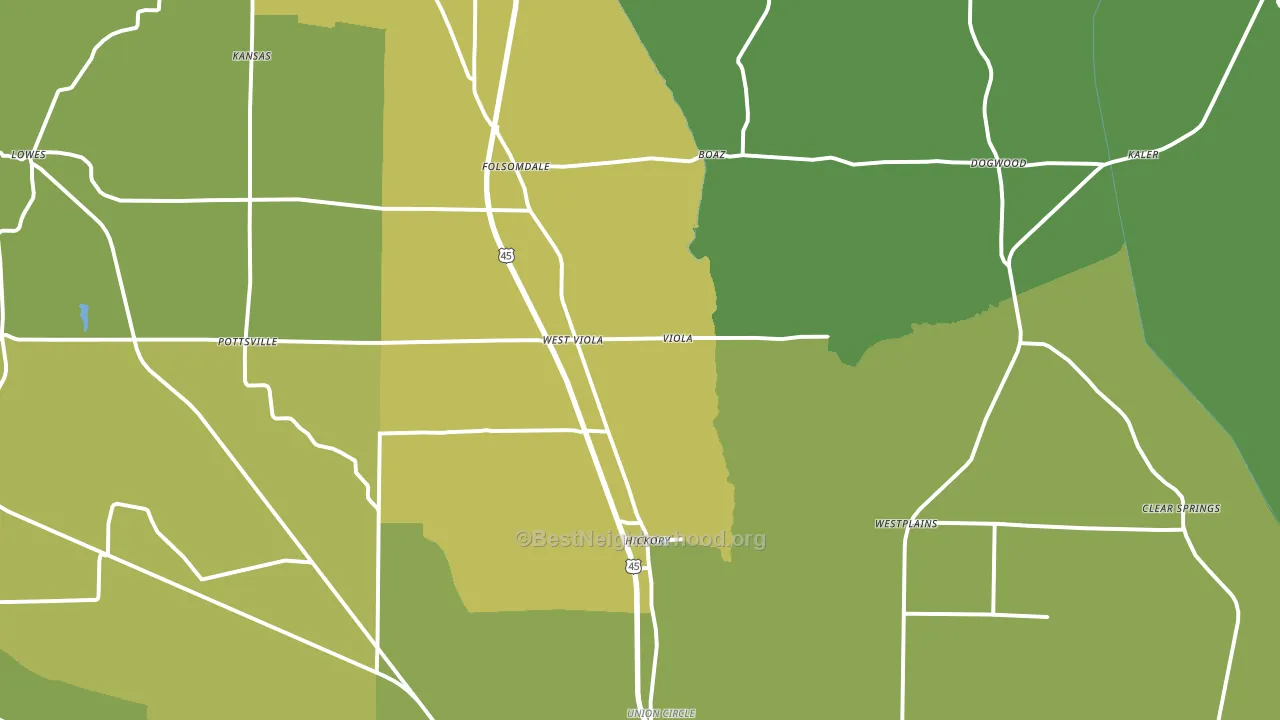 42051, KY block-group voter-turnout map