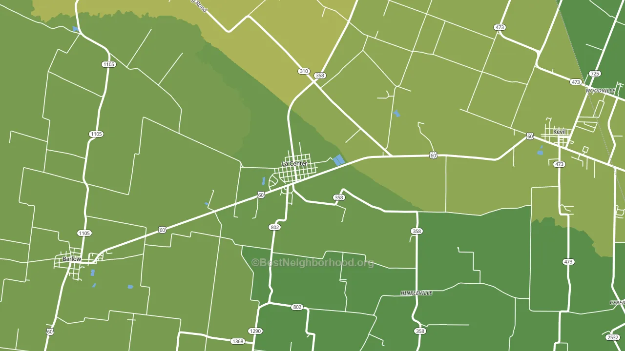 42056, KY block-group voter-turnout map