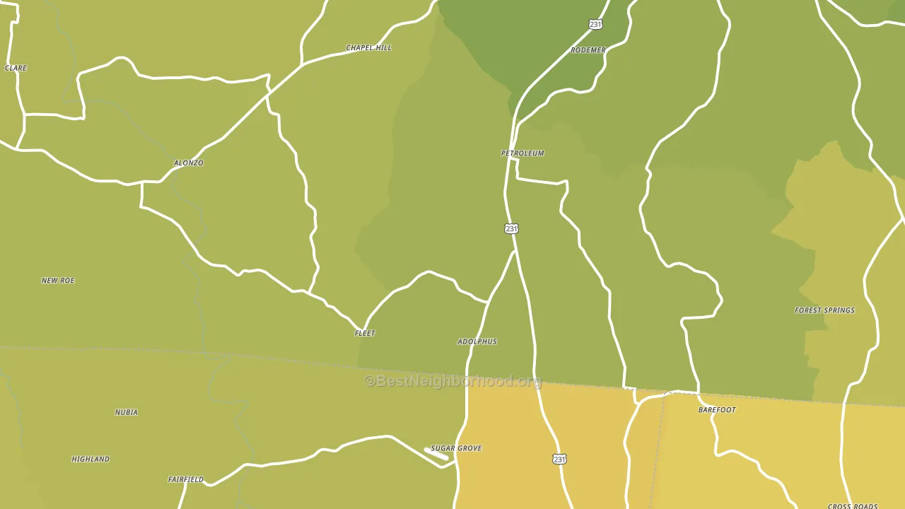 42120, KY block-group voter-turnout map