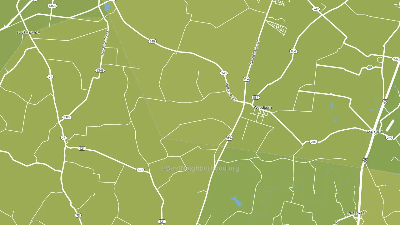 42170, KY block-group voter-turnout map