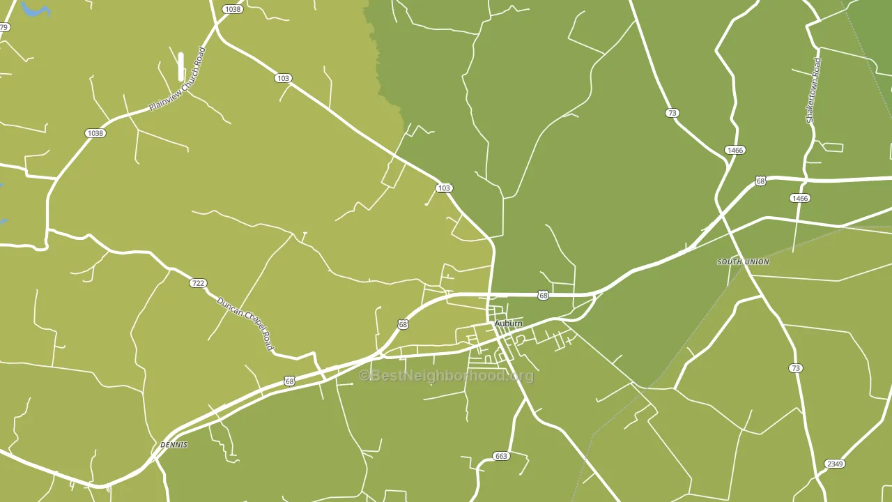42206, KY block-group voter-turnout map