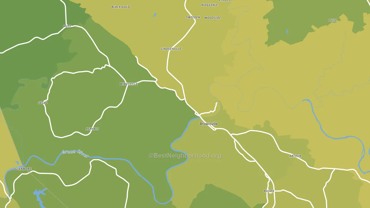 42210, KY block-group voter-turnout map