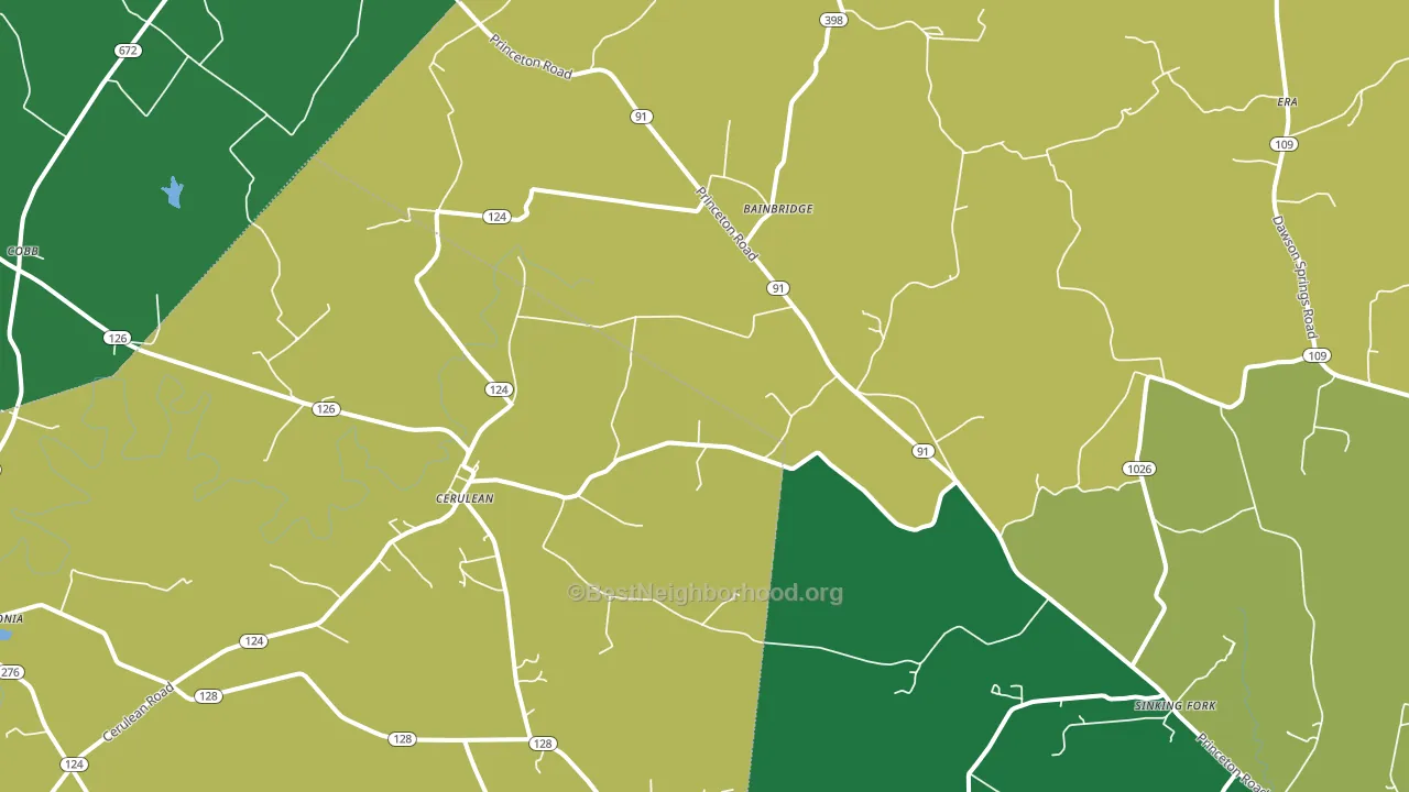 42215, KY block-group voter-turnout map