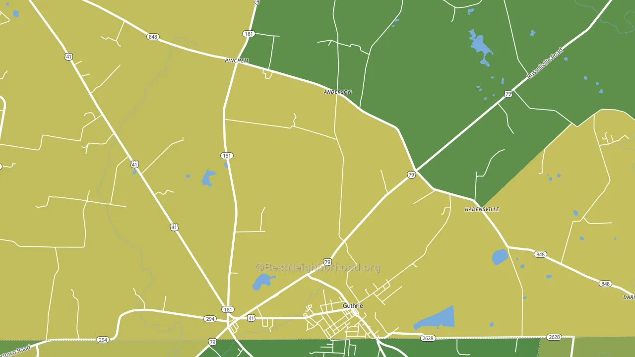 42234, KY block-group voter-turnout map