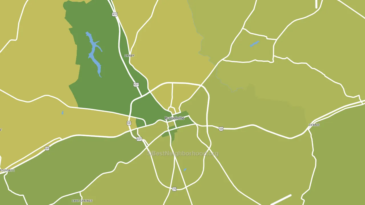 42276, KY block-group voter-turnout map