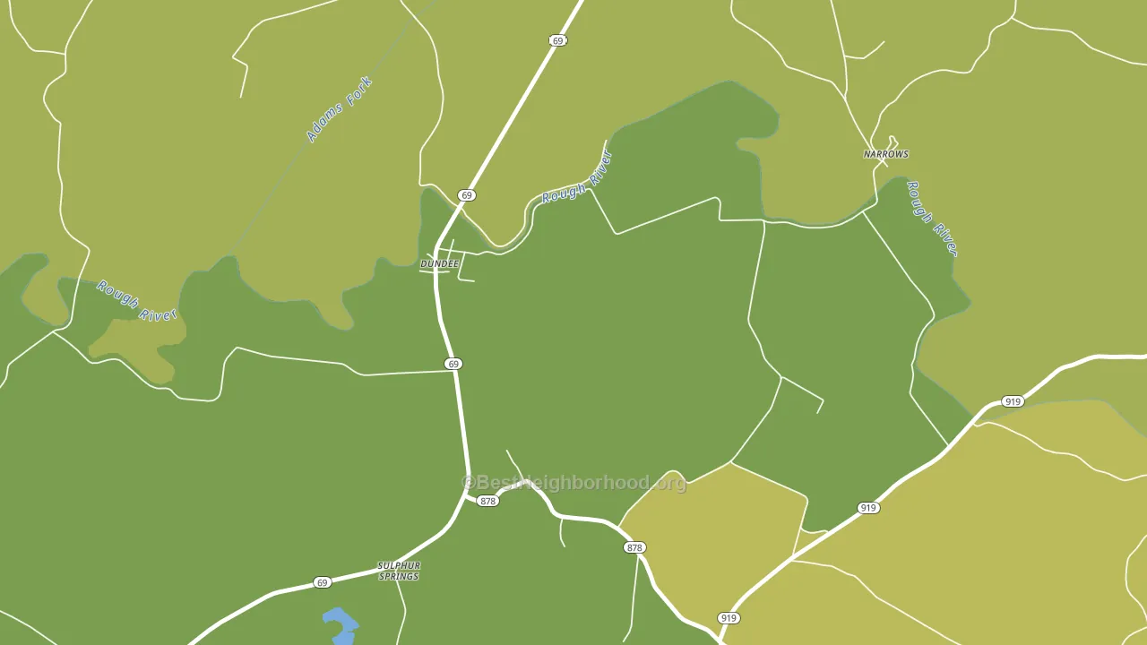 42338, KY block-group voter-turnout map