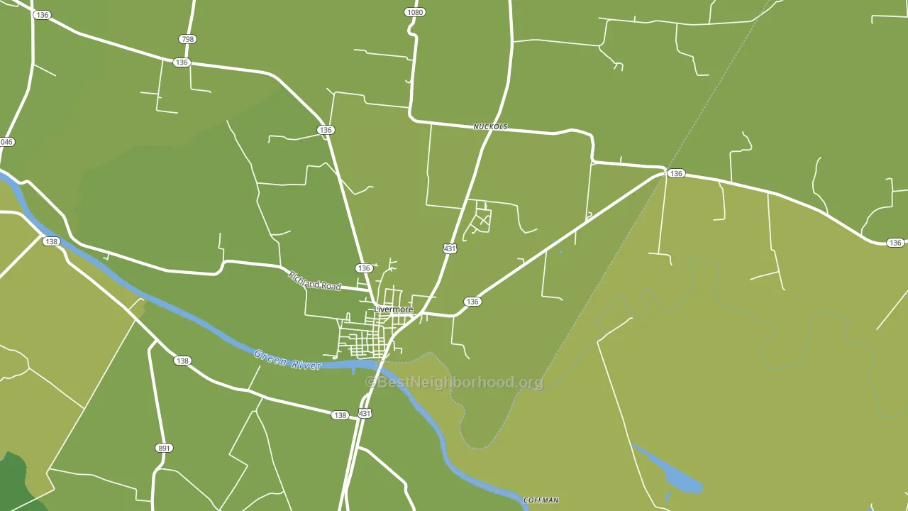 42352, KY block-group voter-turnout map