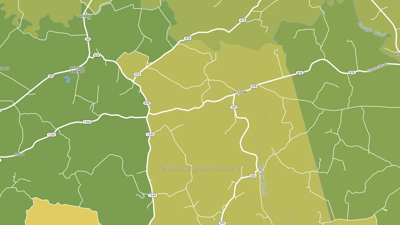 42361, KY block-group voter-turnout map