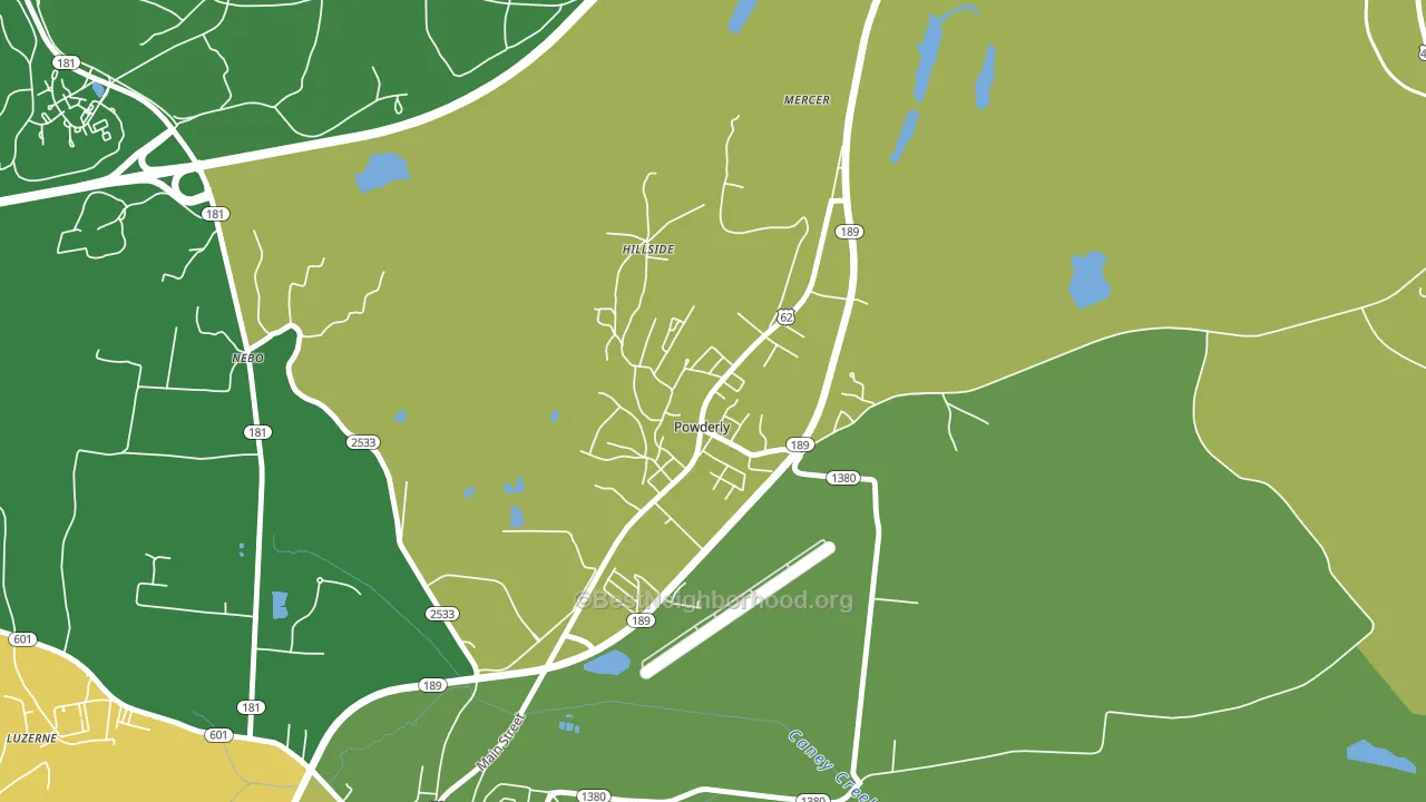 42367, KY block-group voter-turnout map