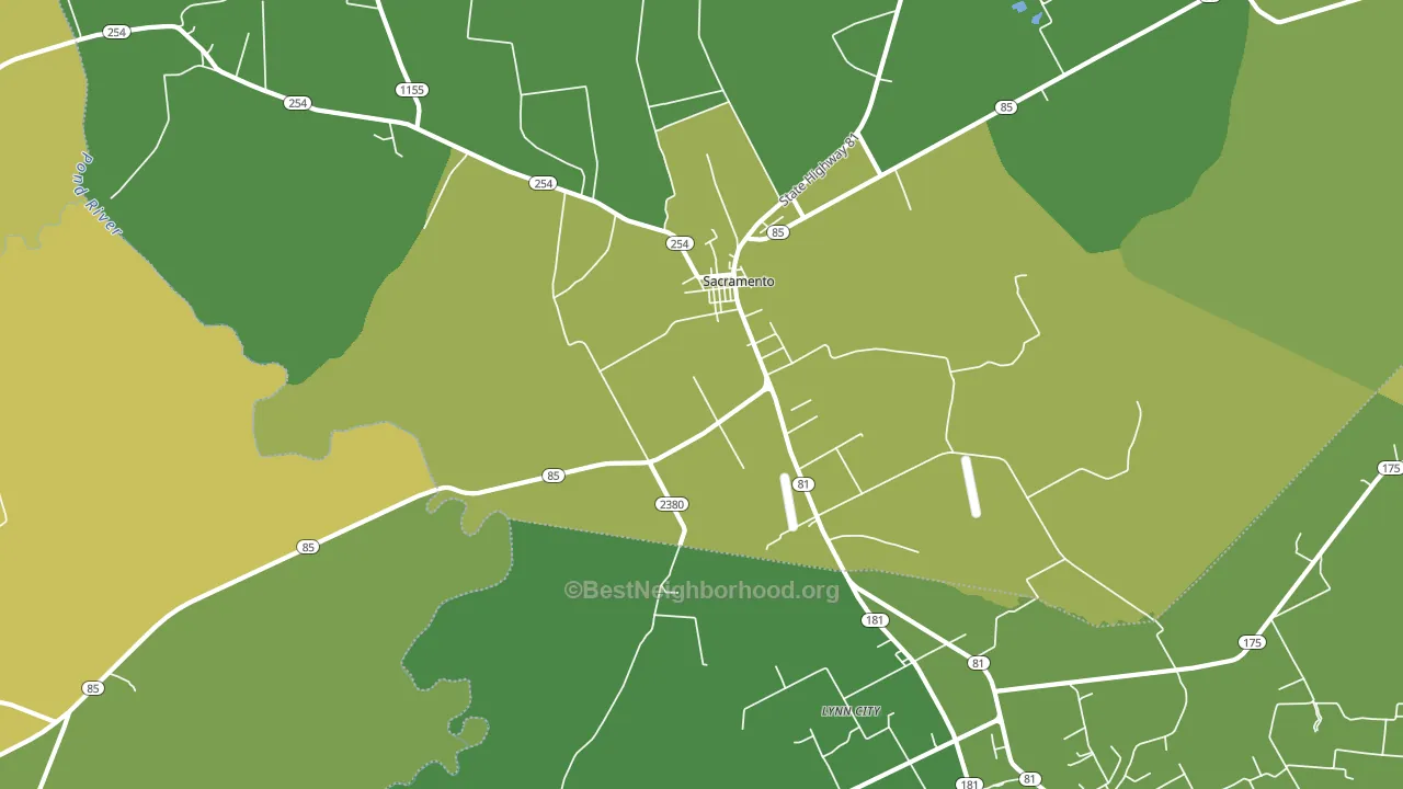 42372, KY block-group voter-turnout map