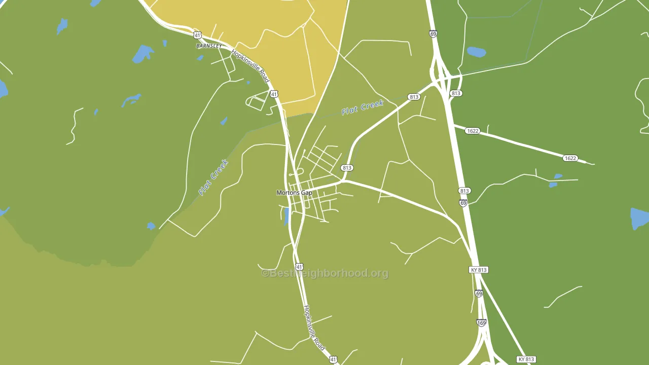 42440, KY block-group voter-turnout map