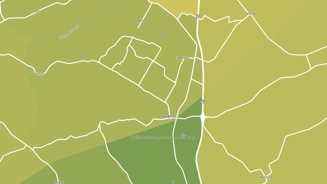 42456, KY block-group voter-turnout map