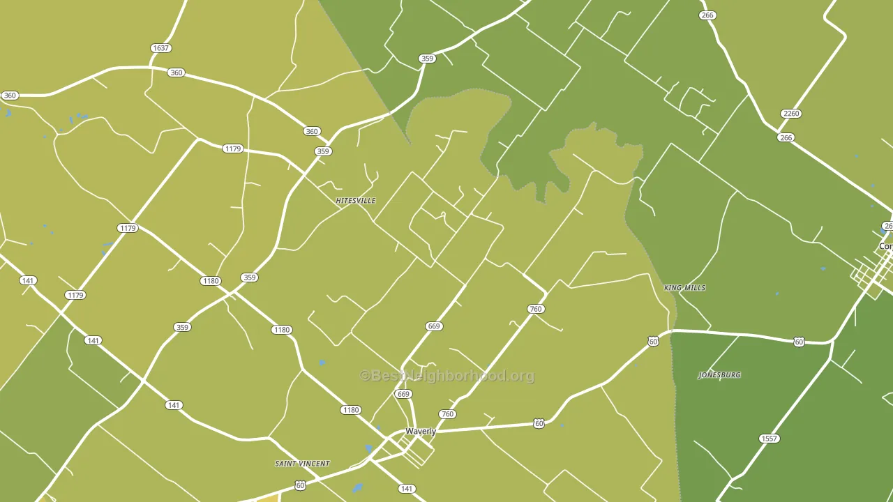 42462, KY block-group voter-turnout map