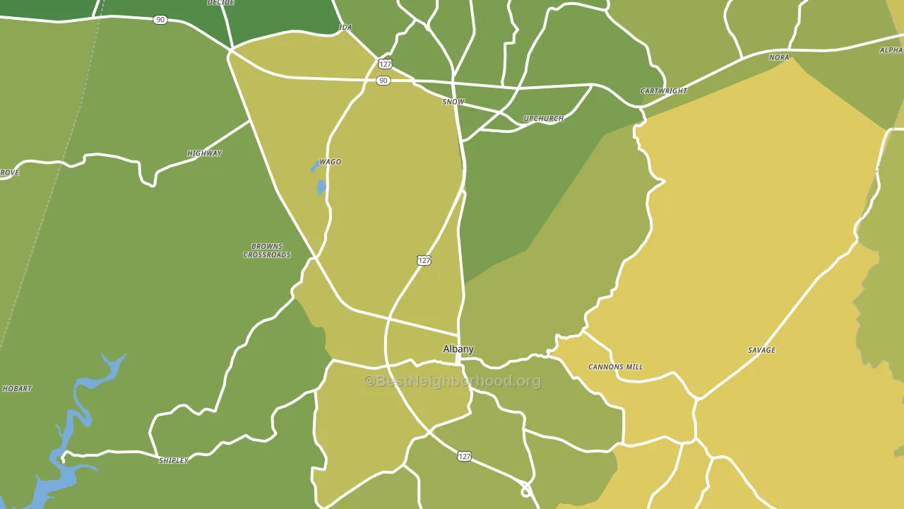 42602, KY block-group voter-turnout map