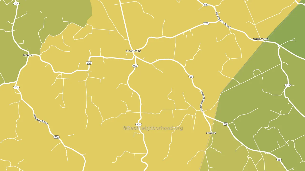 42741, KY block-group voter-turnout map