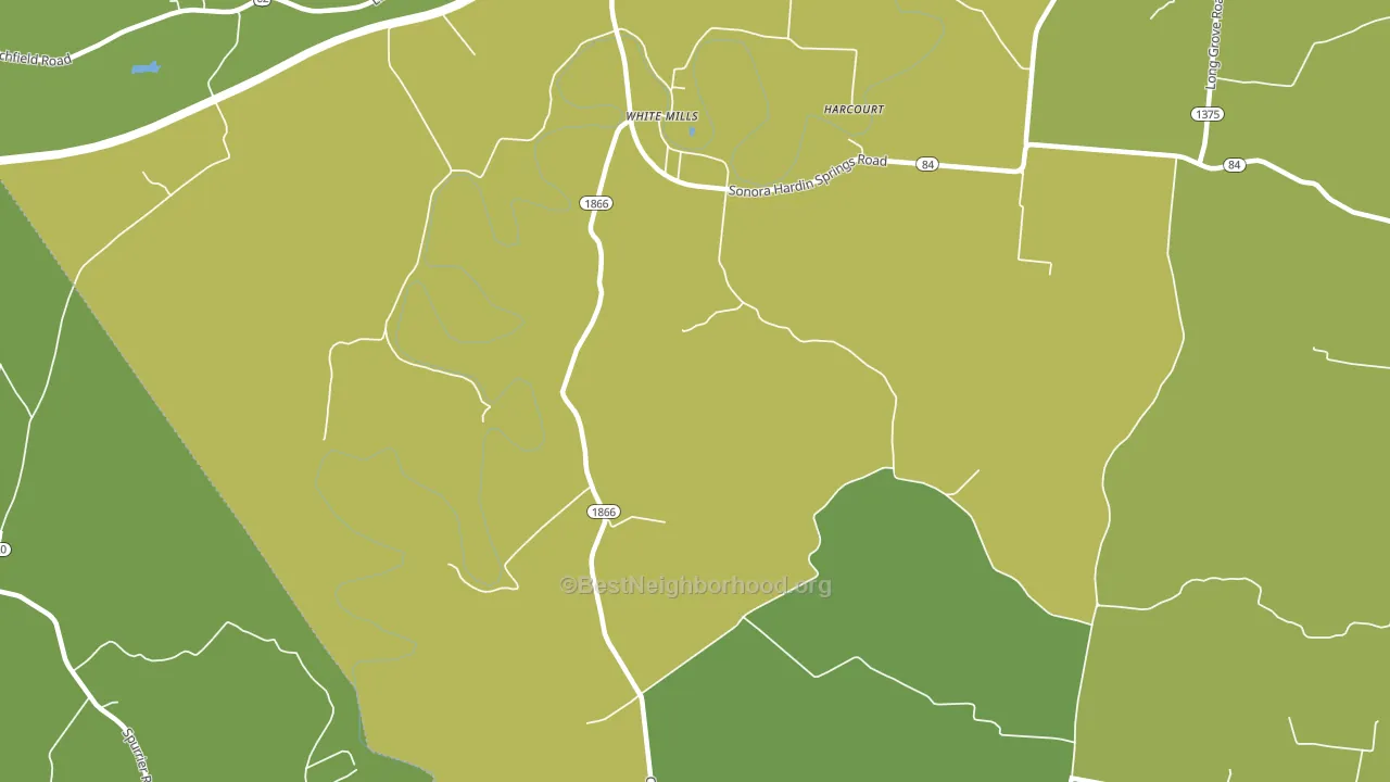 42788, KY block-group voter-turnout map