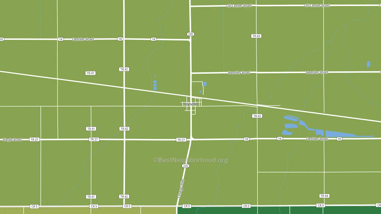 43529, OH block-group voter-turnout map