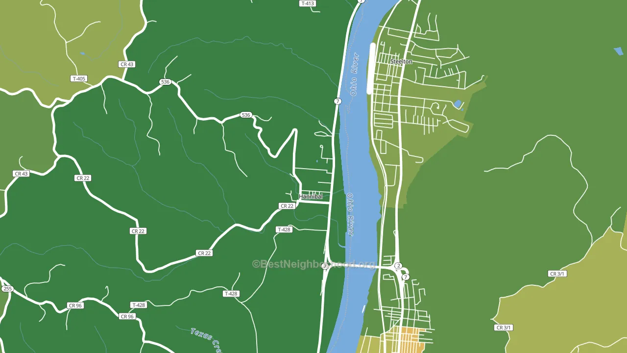 43931, OH block-group voter-turnout map