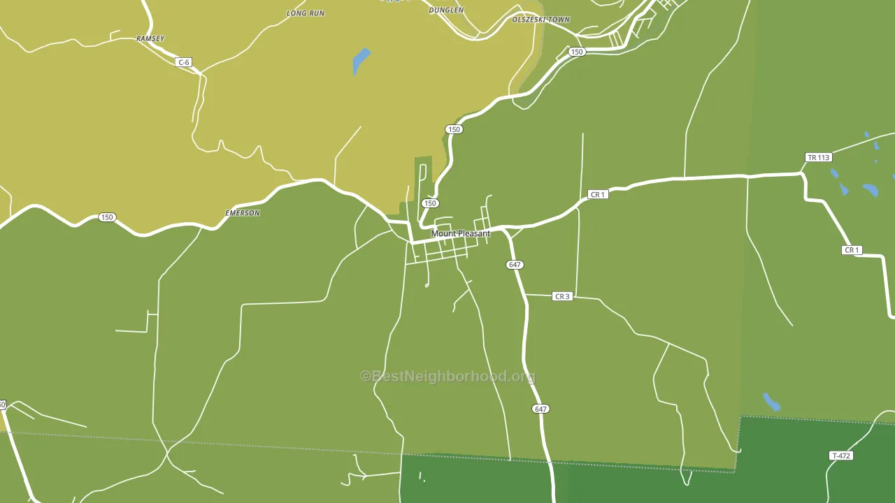 43939, OH block-group voter-turnout map